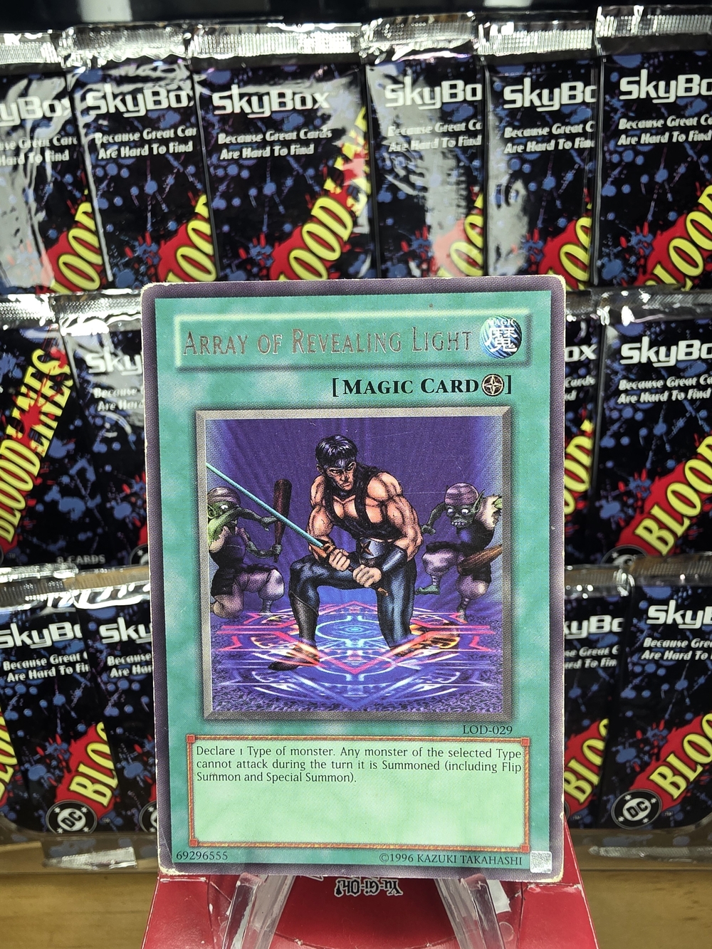 Vintage Rare Yu-Gi-Oh! Array of Revealing Light Trading Card